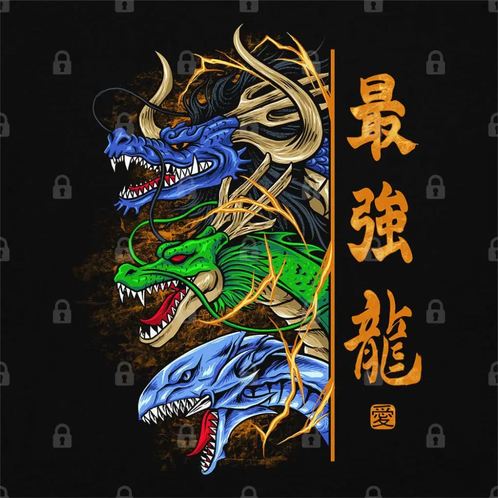 Trio Dragon T-Shirt | Anime T-Shirts