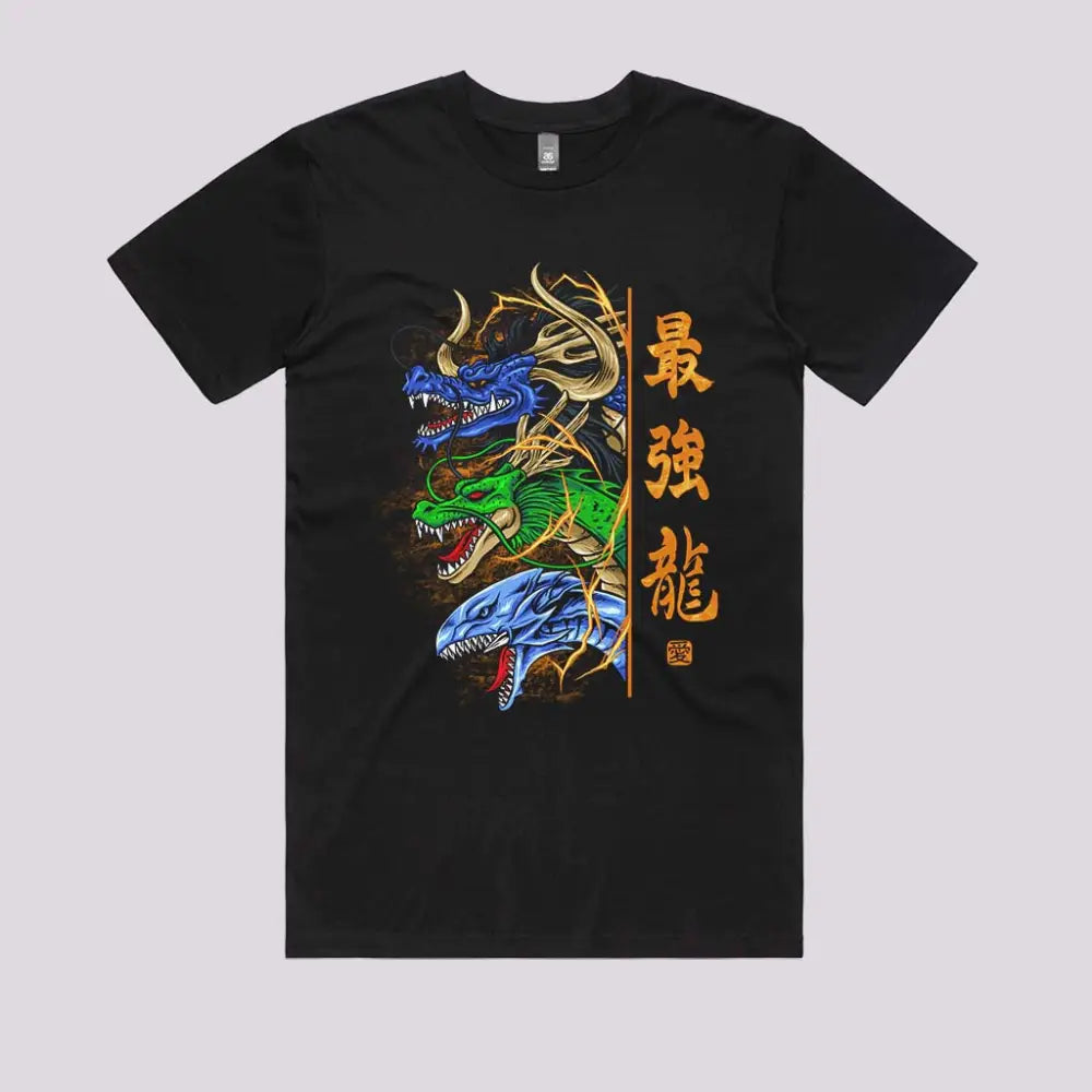 Trio Dragon T-Shirt | Anime T-Shirts