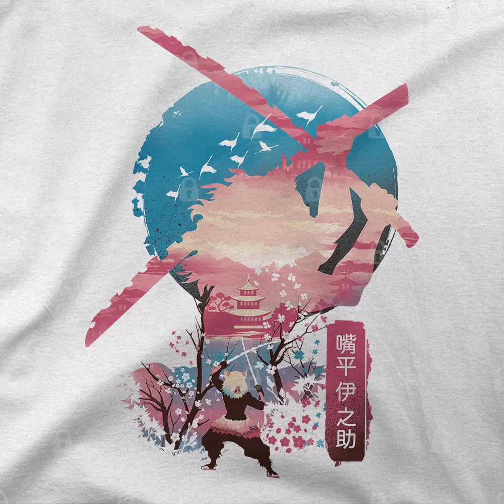 Ukiyo-e Breath of the Beast T-Shirt | Anime T-Shirts