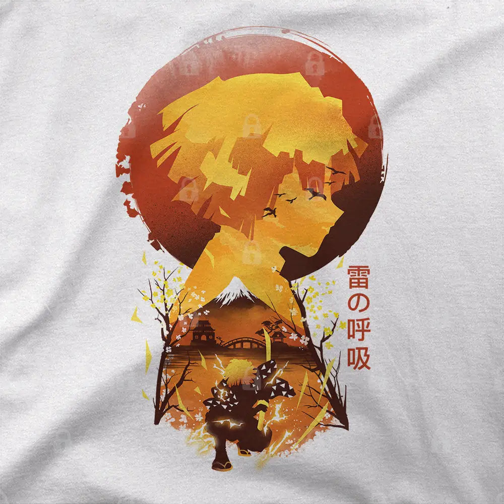 Ukiyo-e Breath of Thunder T-Shirt | Anime T-Shirts