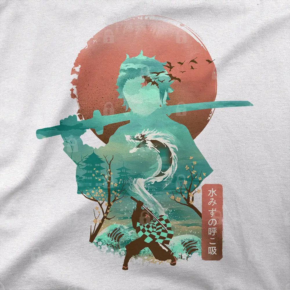 Ukiyo-e Breath of Water T-Shirt | Anime T-Shirts