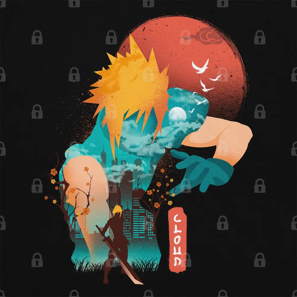 Ukiyo-e Cloud Strife T-Shirt - Limitee Apparel