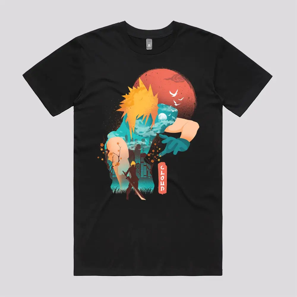 Ukiyo-e Cloud Strife T-Shirt - Limitee Apparel