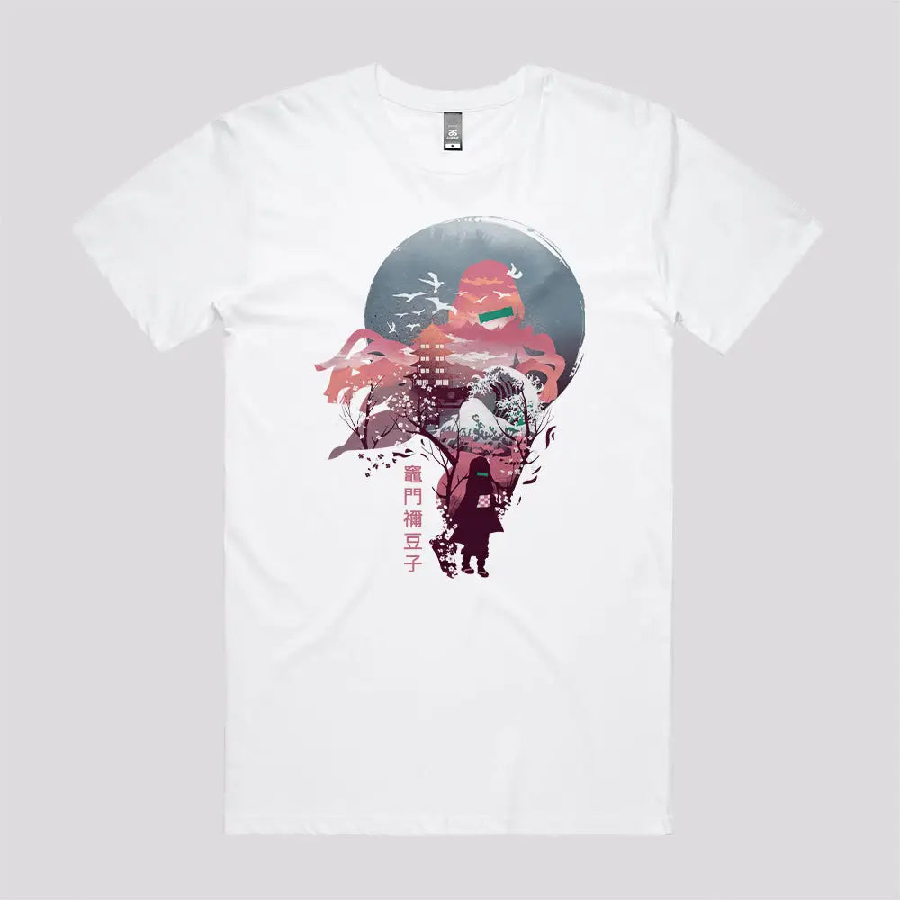 Ukiyo-e Nezuko T-Shirt | Anime T-Shirts