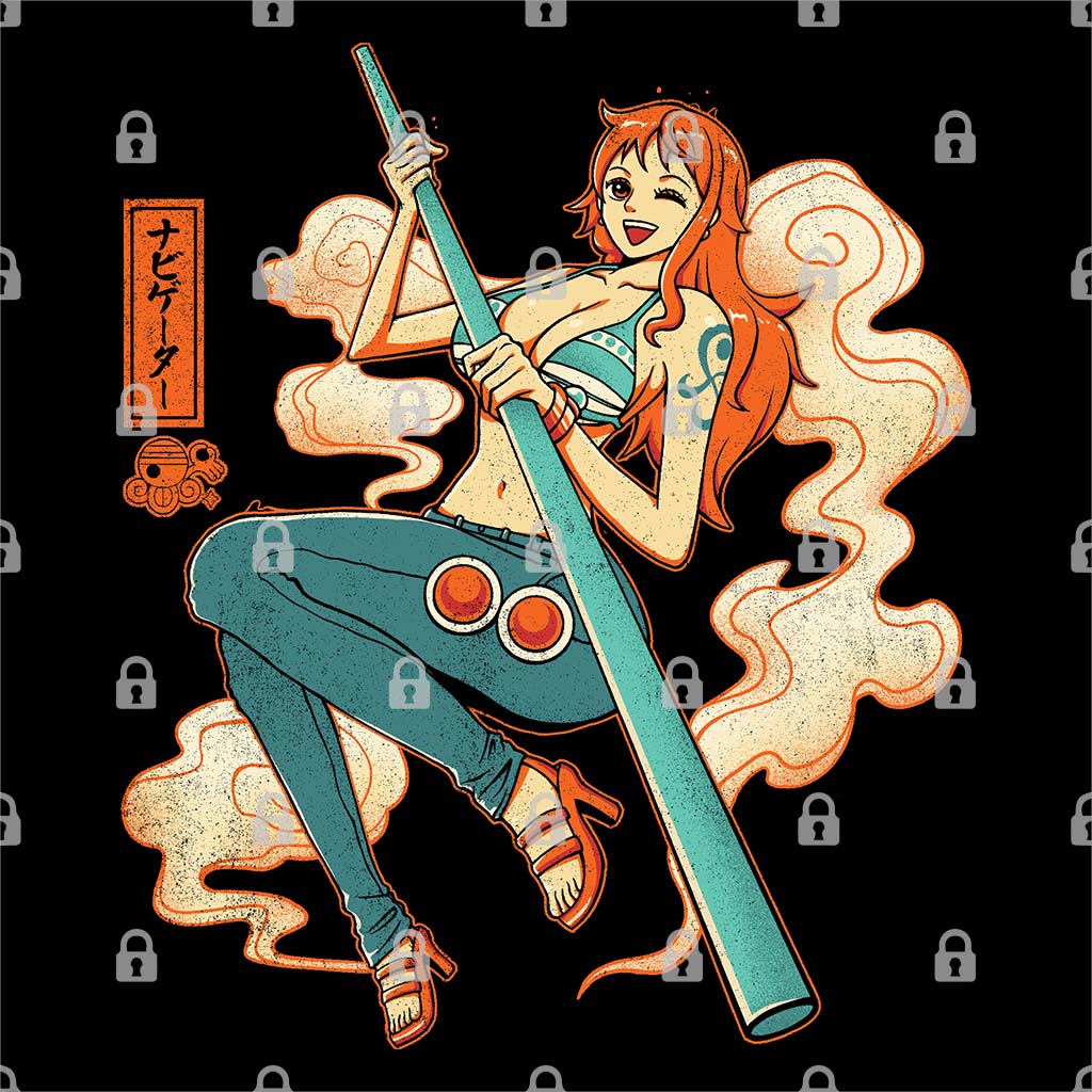 Ukiyo-e Cat Burglar Graphic Tee
