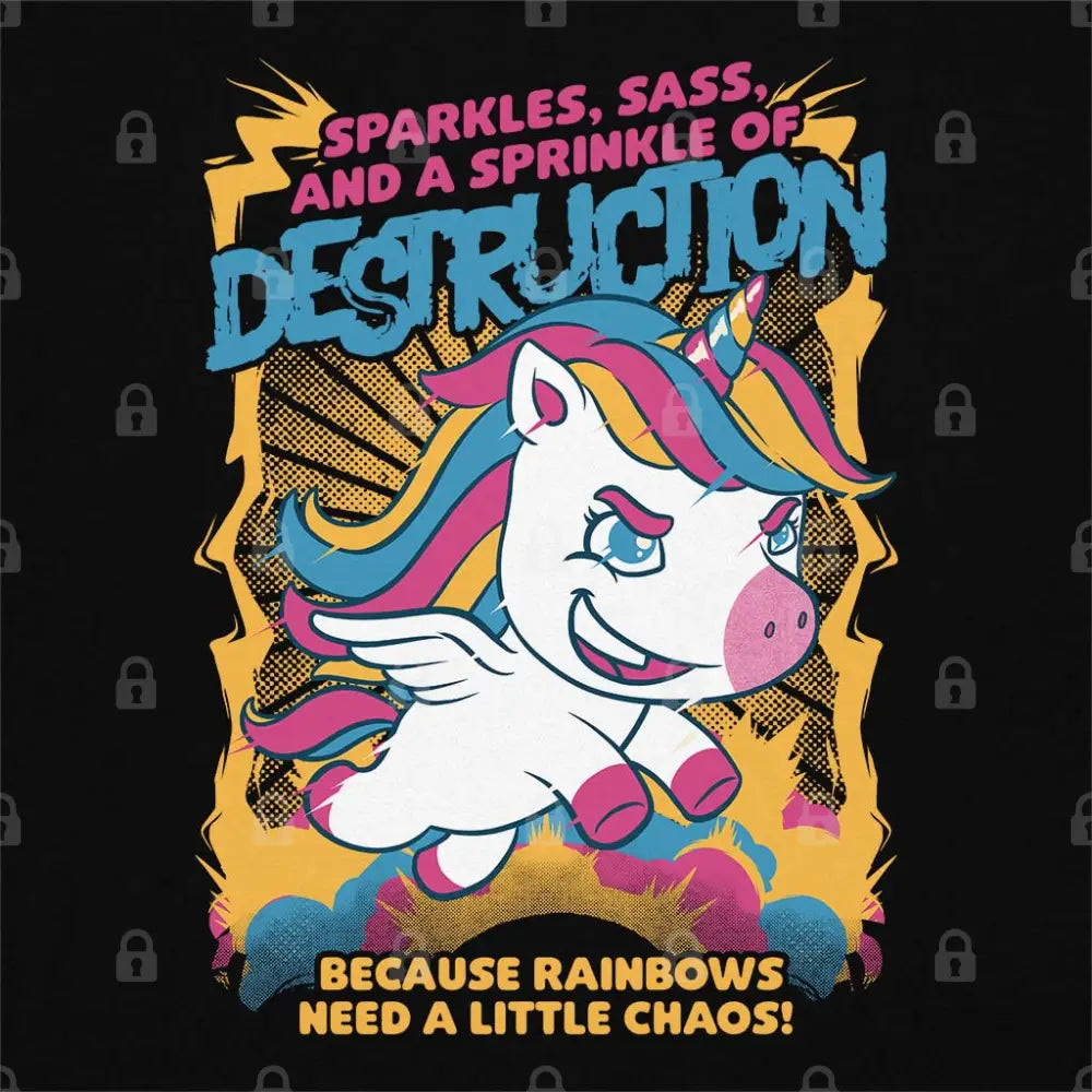 Unicorn Rainbows Destruction T-Shirt