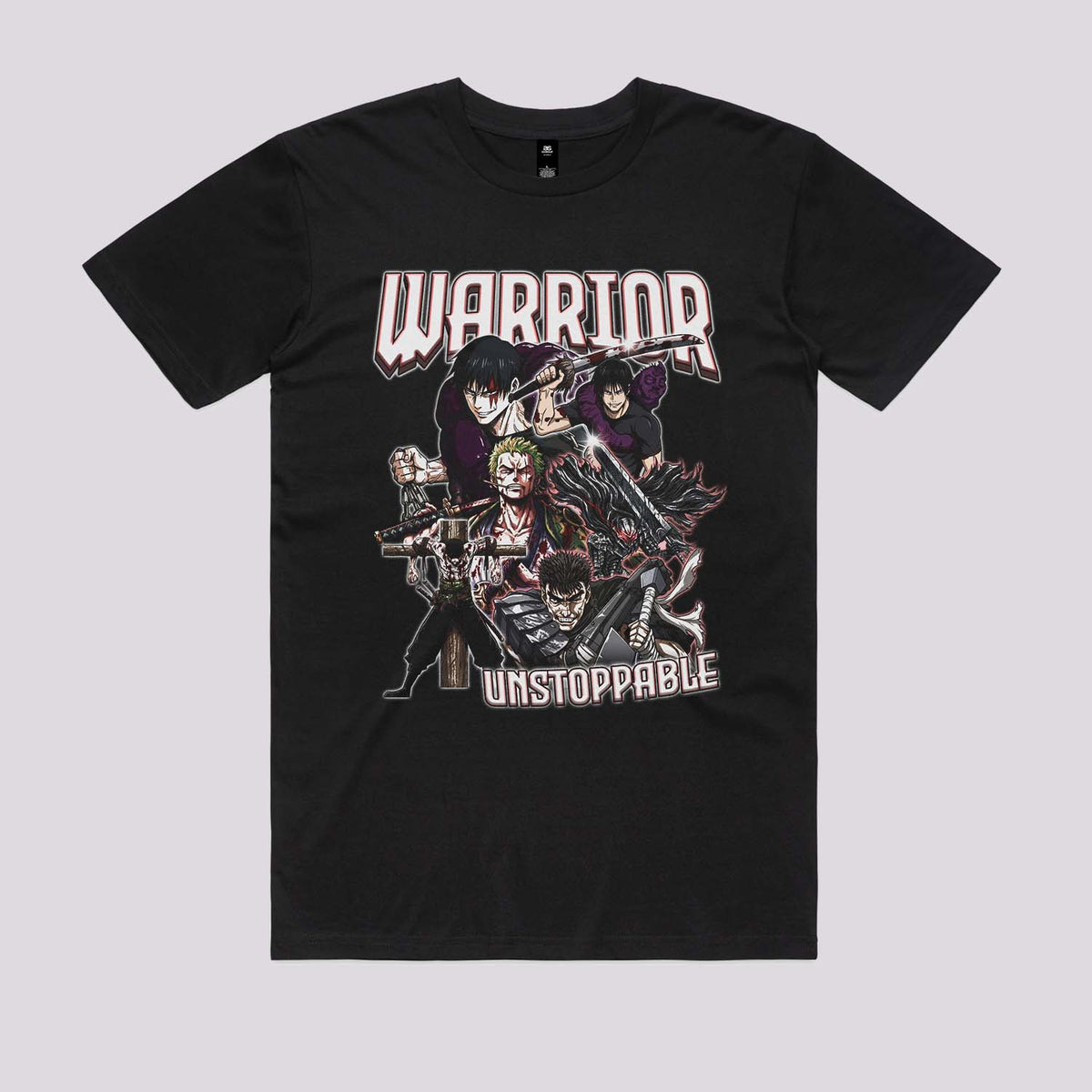 Unstoppable Warrior T-Shirt | Cool Anime T-Shirts Australia