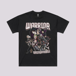 Unstoppable Warrior T-Shirt | Oversized Anime T-Shirts Australia