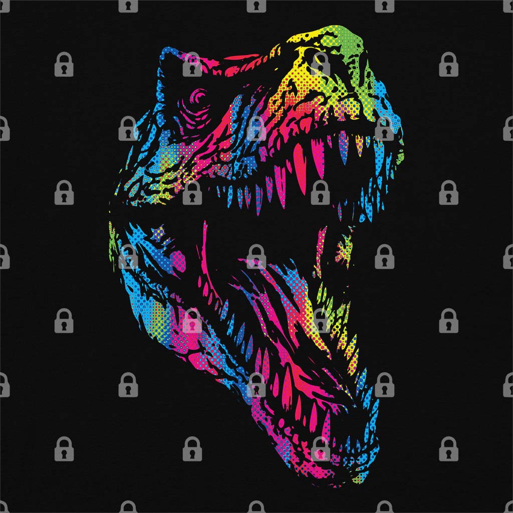 Vibrant T-Rex T-Shirt