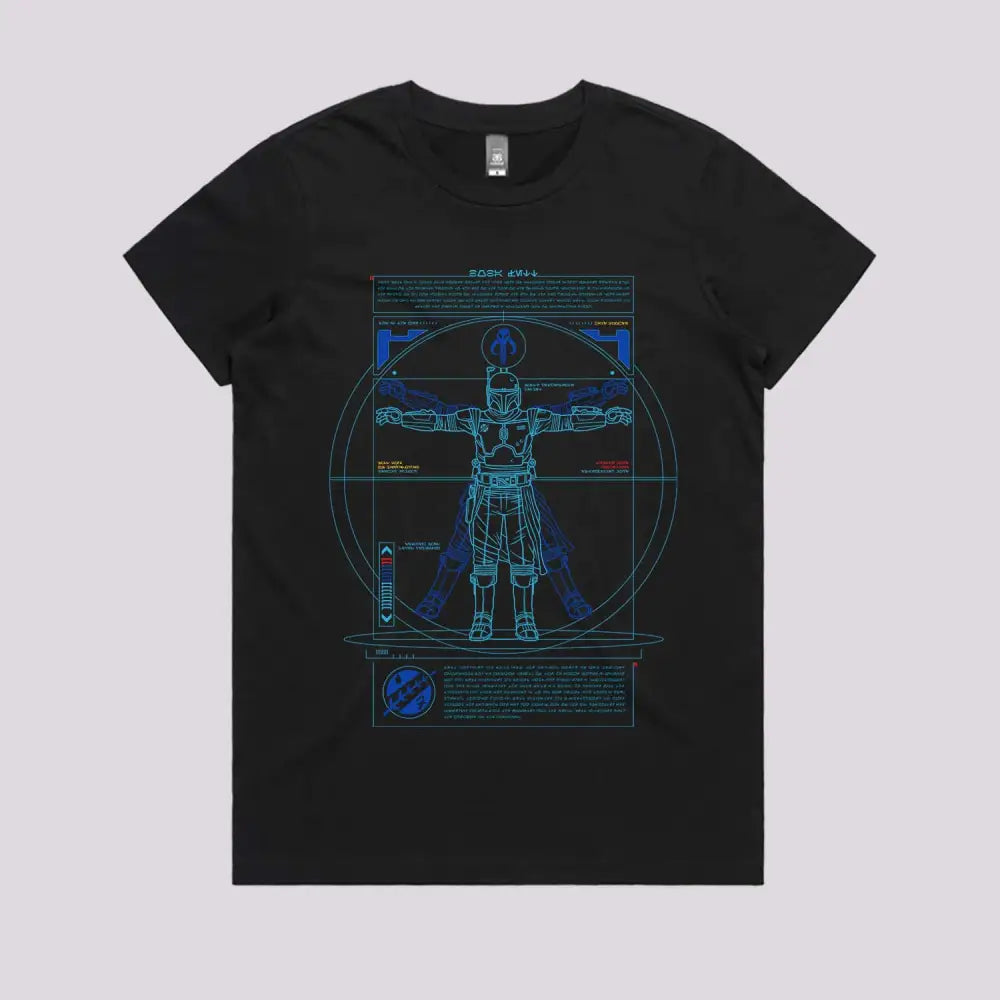 Vitruvian Fett T-Shirt | Graphic Tees
