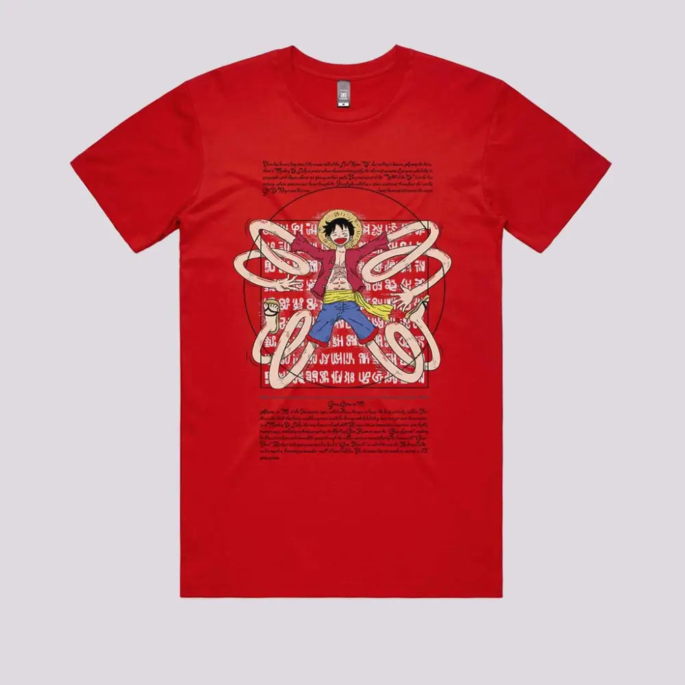 Vitruvian Luffy T-Shirt | Anime T-Shirts