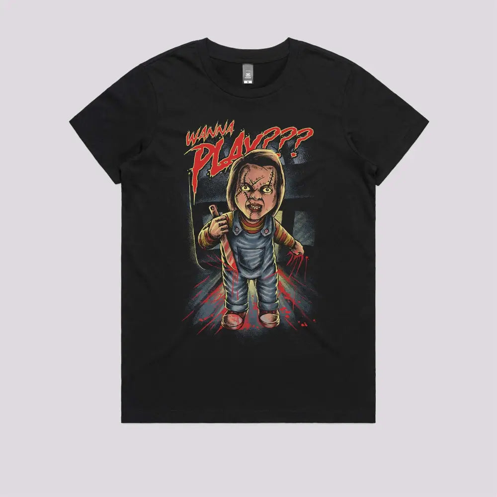 Wanna Play? T-Shirt - Limitee Apparel