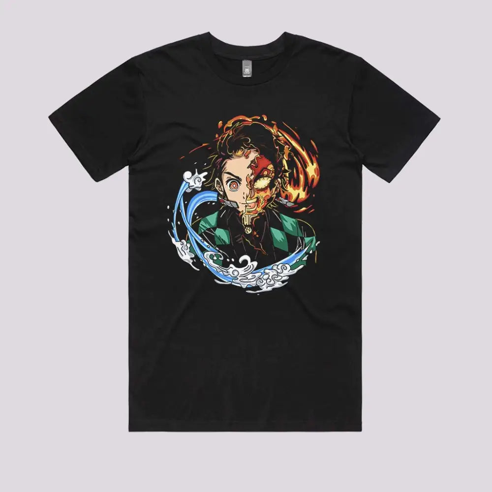 Water and Fire Breathing T-Shirt | Anime T-Shirts