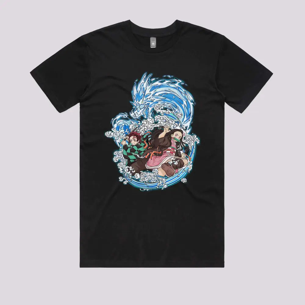 Water Breathing Dragon T-Shirt | Anime T-Shirts