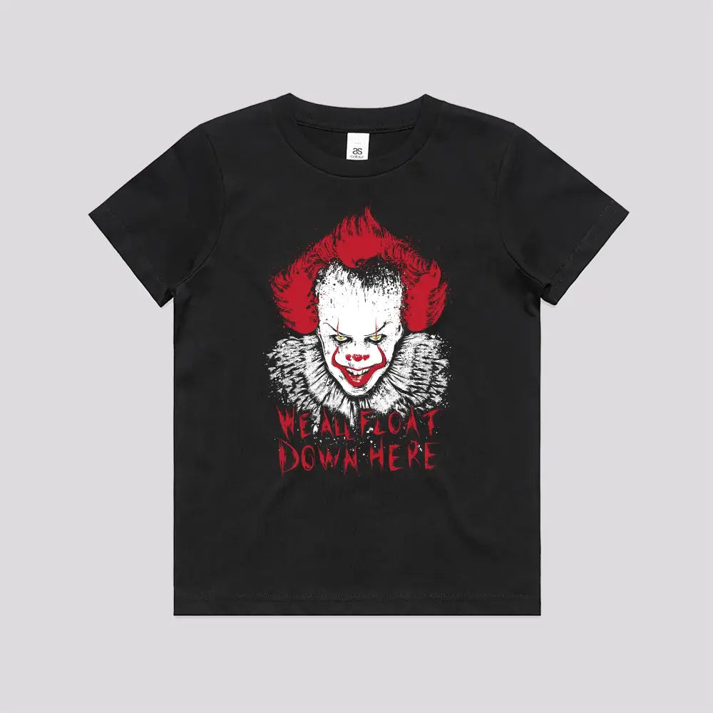 We All Float Down Here Kids T-Shirt - Limitee Apparel