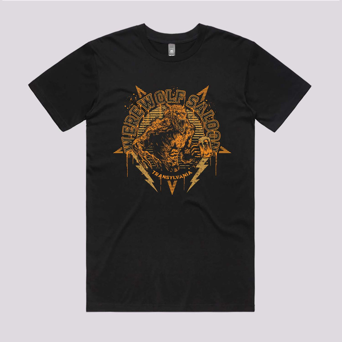Werewolf Saloon Beer T-Shirt | Cool T-Shirts Online Australia