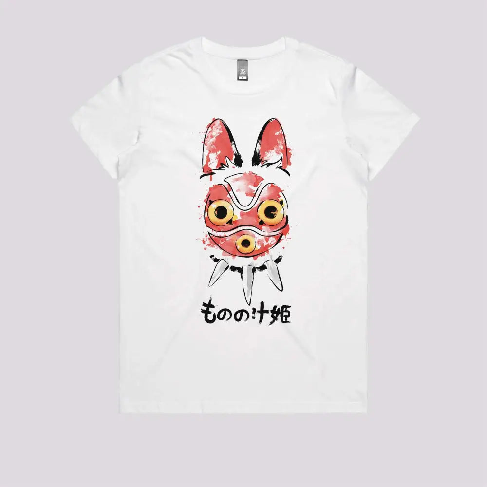 Wolf Girl Mask T-Shirt | Anime T-Shirts