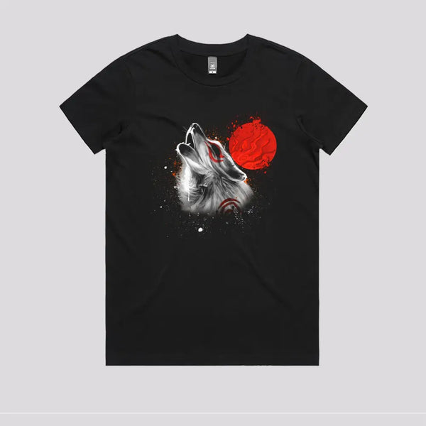 Wolf Spirit T Shirt Japanese Art T Shirts Australia Limitee Apparel