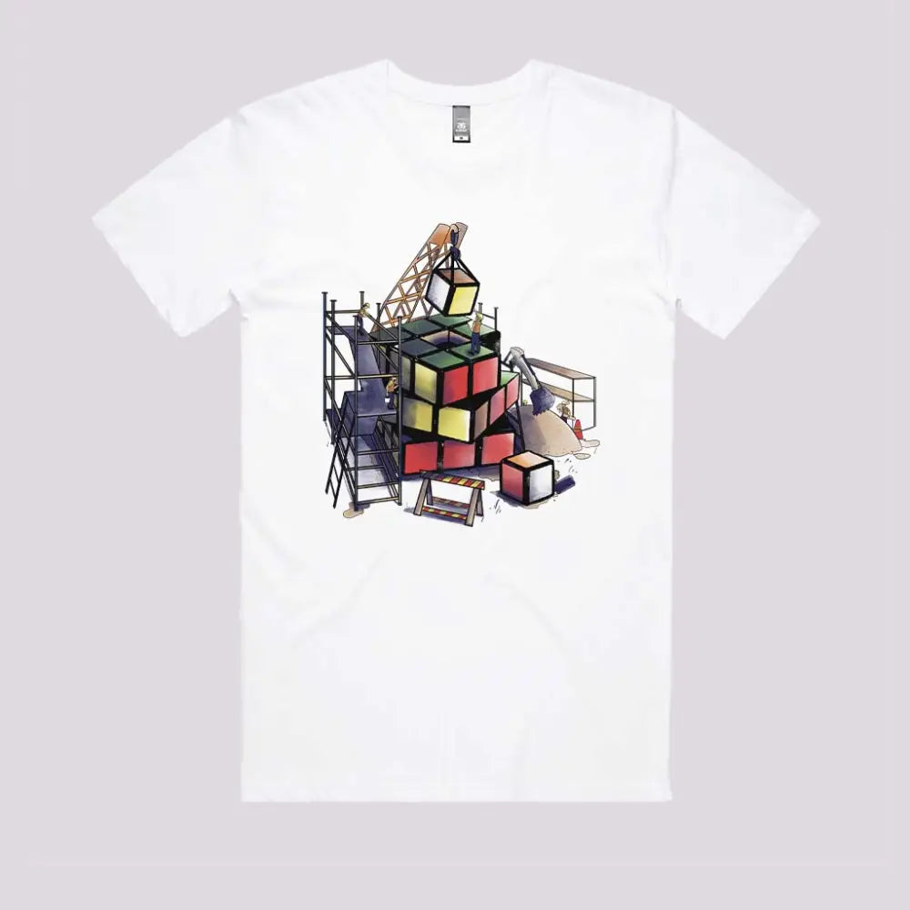Work In Progress T-Shirt Mens / White Xs Adult Tee