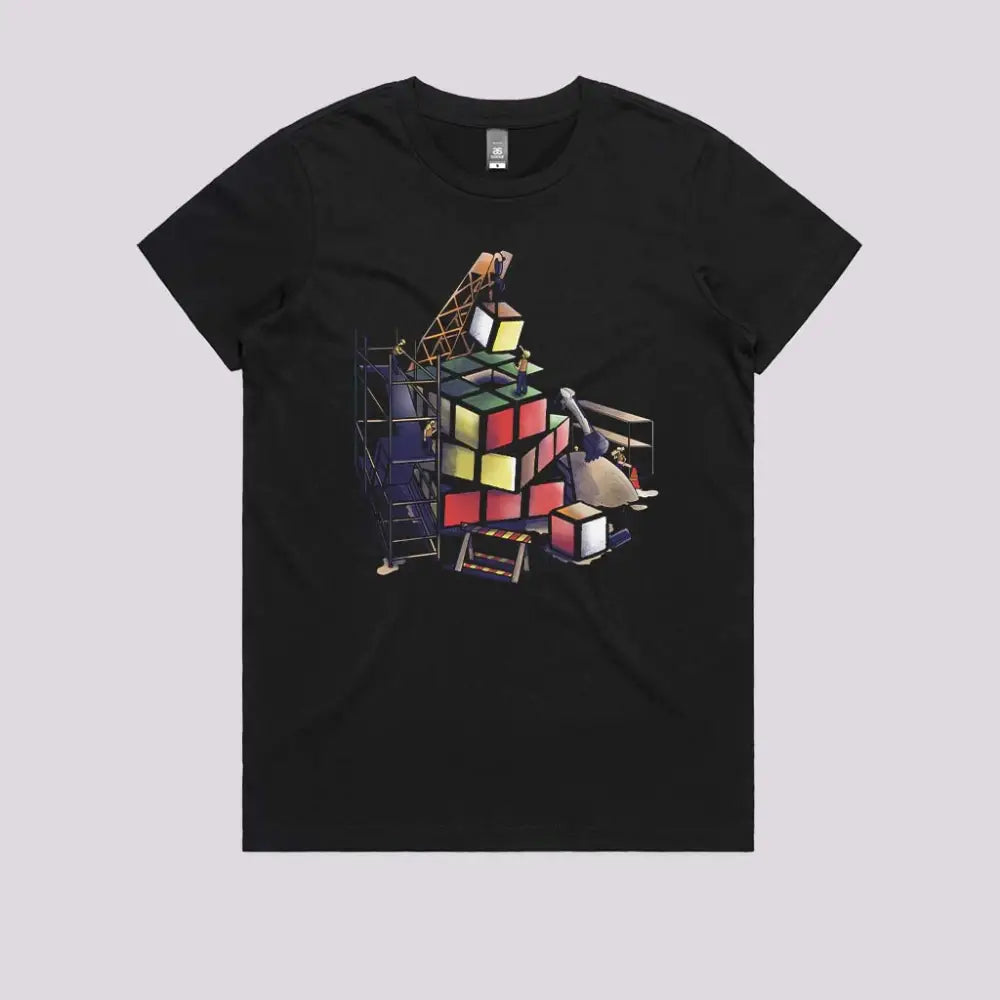 Work In Progress T-Shirt Womens / Black Xs Adult Tee