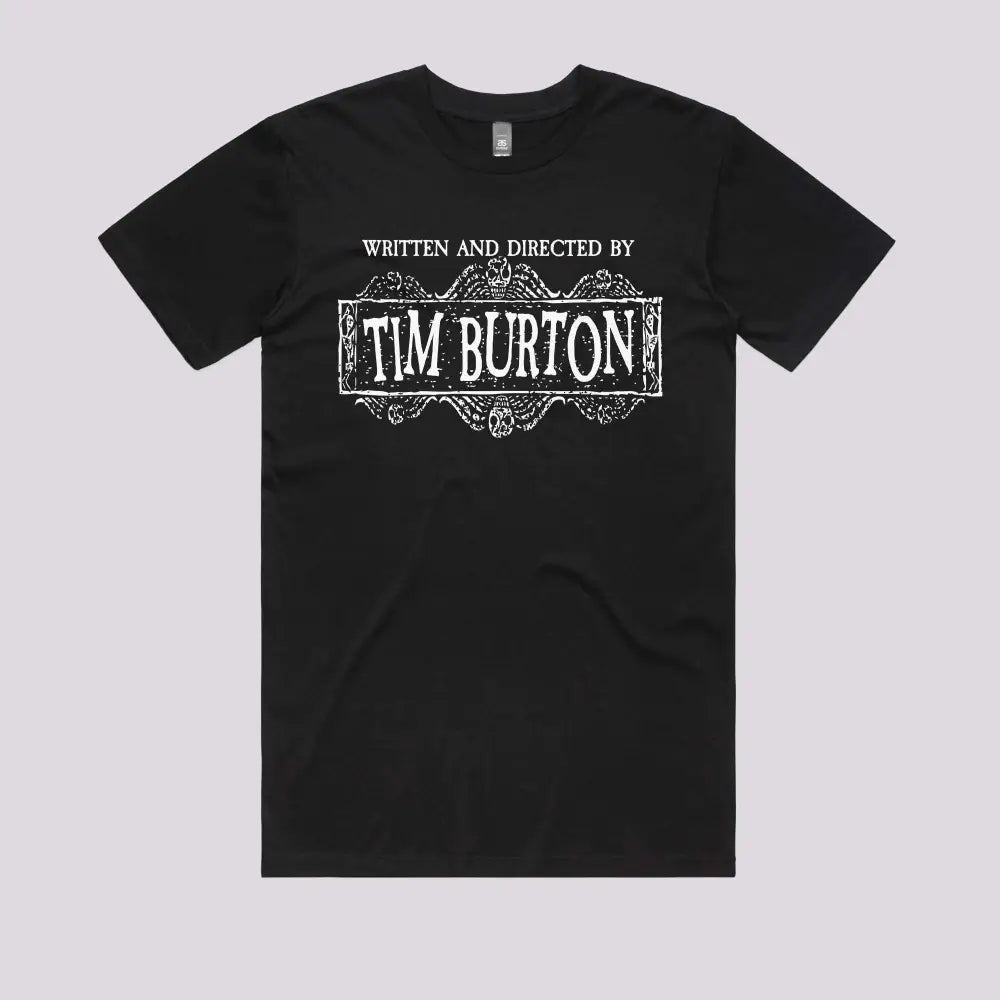 Written and Directed by Tim Burton T-Shirt - Limitee Apparel