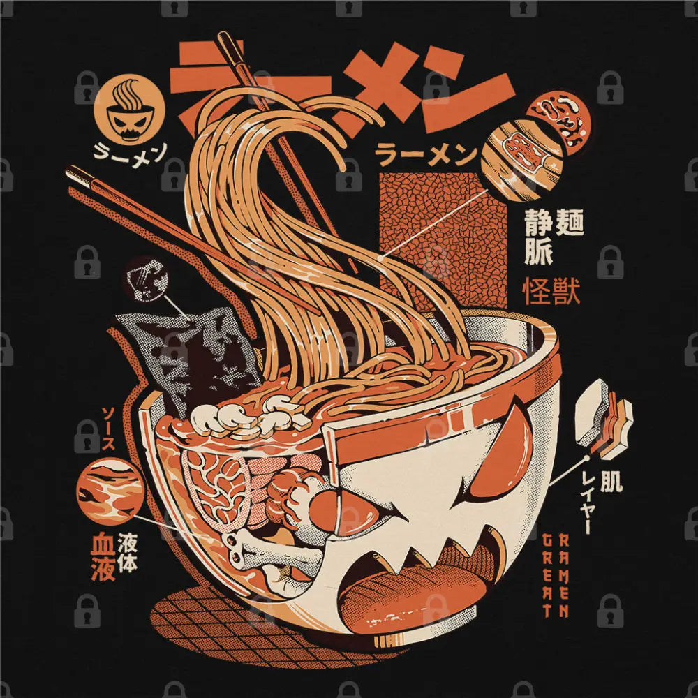 X-ray Great Ramen T-Shirt - Limitee Apparel