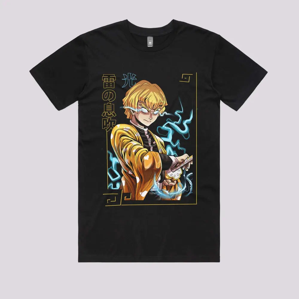 Zenitsu Thunder Breathing T-Shirt | Anime T-Shirts