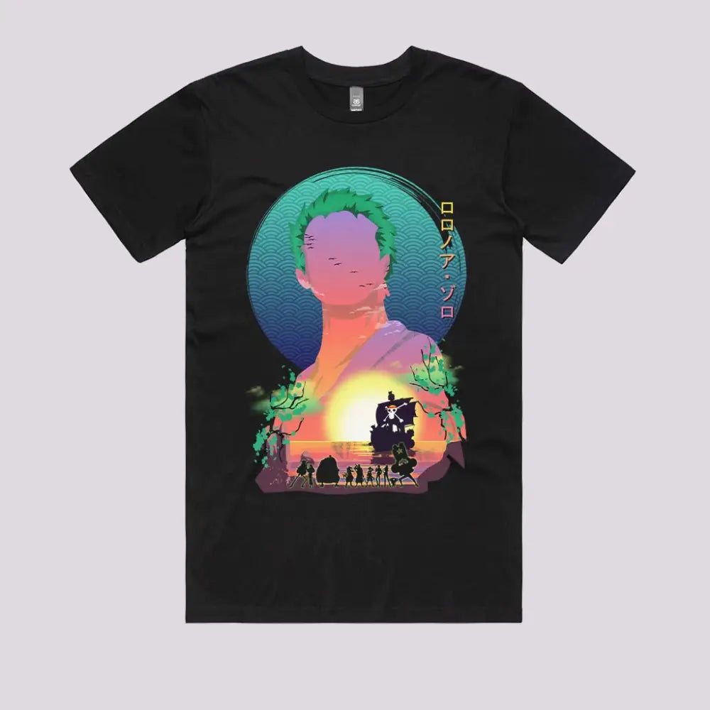 Zoro Landscape T-Shirt | Anime T-Shirts