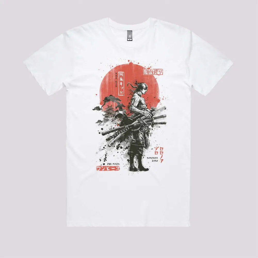 Zoro Wano Kuni Samurai T-Shirt | Anime T-Shirts