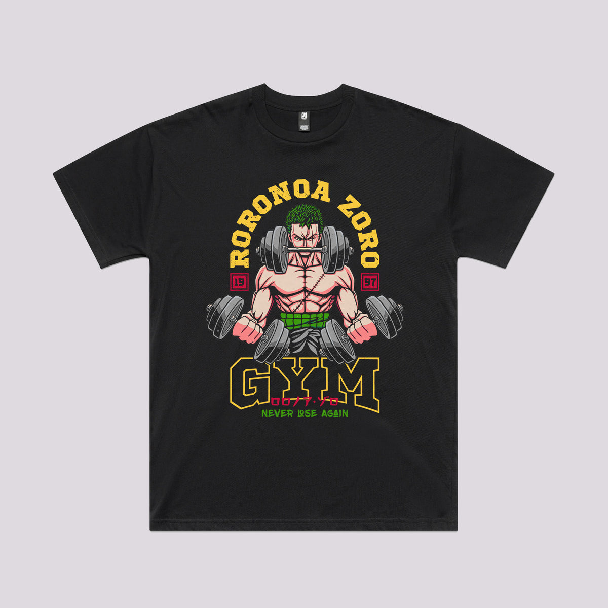 Zoro Gym T-Shirt | Oversized Anime T-Shirts Australia