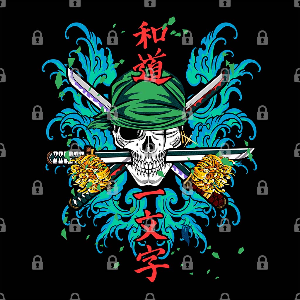 Zoro Skull Graphic Tee